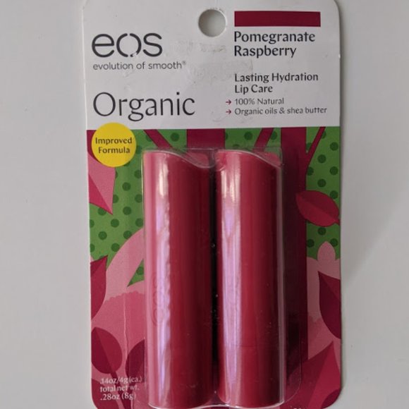 eos Other - NWT EOS 2 Tubes Raspberry Pomegranate Lip Care